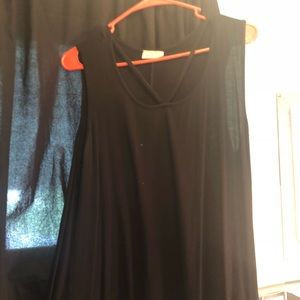 Black Thick Strapped Tank